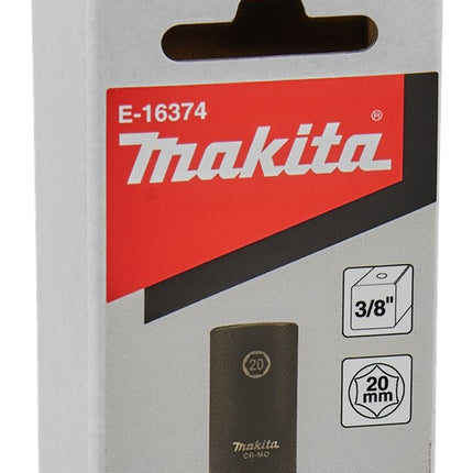 Afbeelding Makita krachtdop impbl 3/8 20mm lang E-16374