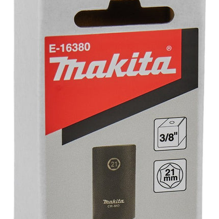 Afbeelding Makita krachtdop impbl 3/8 21mm lang E-16380