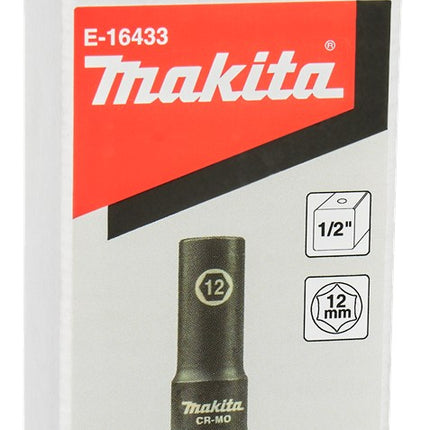 Afbeelding Makita krachtdop impbl 1/2 12mm lang E-16433