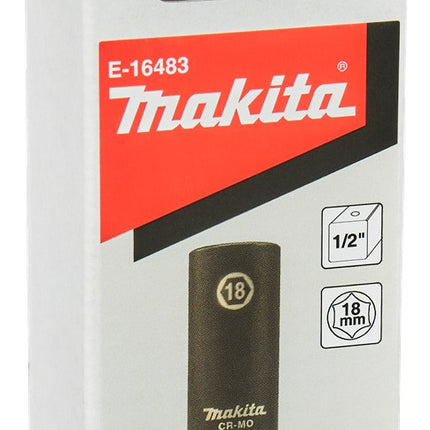 Afbeelding Makita krachtdop impbl 1/2 18mm lang E-16483