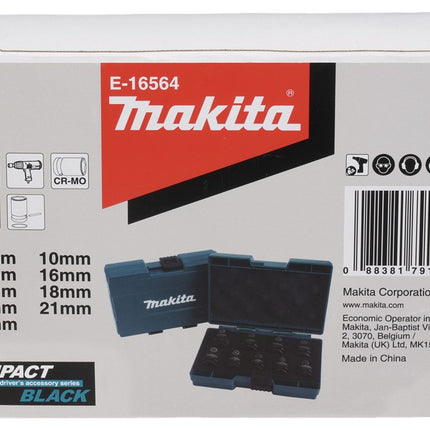 Afbeelding Makita krachtdopset impbl 1/2 9-dlg E-16564