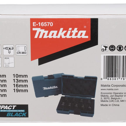 Afbeelding Makita krachtdopset impbl 1/2 9-dlg E-16570