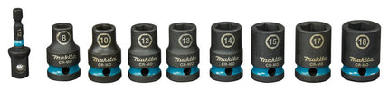 Afbeelding Makita krachtdopset impbl 1/2 9-dlg E-16645