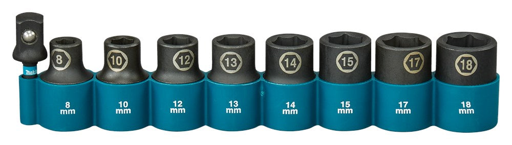 Afbeelding Makita krachtdopset impbl 1/2 9-dlg E-16645