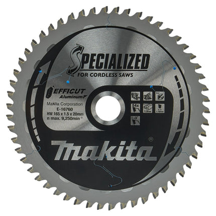 Afbeelding Makita hm zaagb 165x20mm 54t -3g alu E-16760