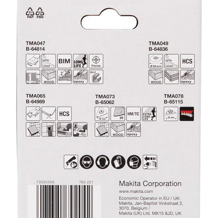 MAKITA E-16994 MULTITOOLSET 5-DLG RENOVATIE