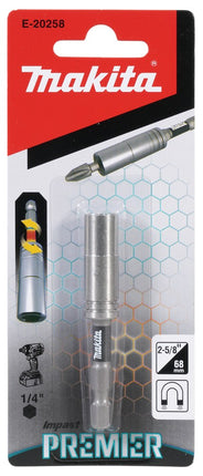 Afbeelding Makita bithouder 1/4"x68mm e impr E-20258