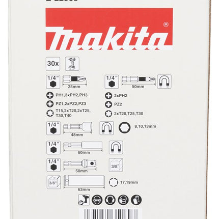 MAKITA SCHROEFBITSET 30-DELIG IMPBLACK