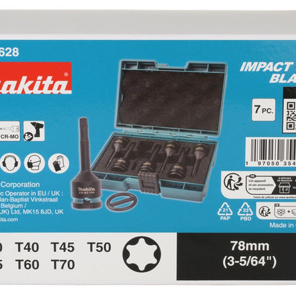 Afbeelding Makita dopsl.bitset imp 1/2 7-dlg E-23628