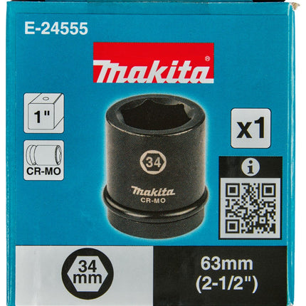 Afbeelding Makita krachtdop 34x63mm 1 E-24555