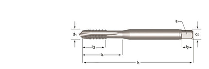 Dormer MACHINETAP M8                           ONDERBROKEN DRAAD