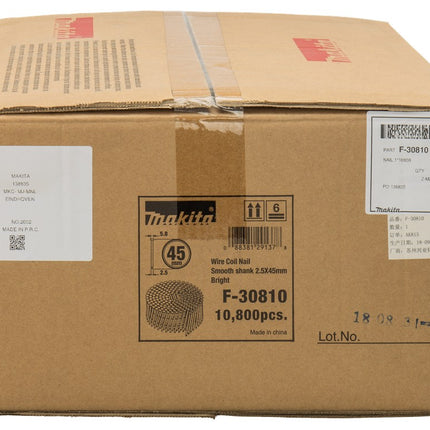 Afbeelding Makita draadnagel 2,5x45mm F-30810