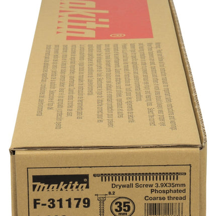 Afbeelding Makita schroefl.3,9x35 gips/hout fosf F-31179