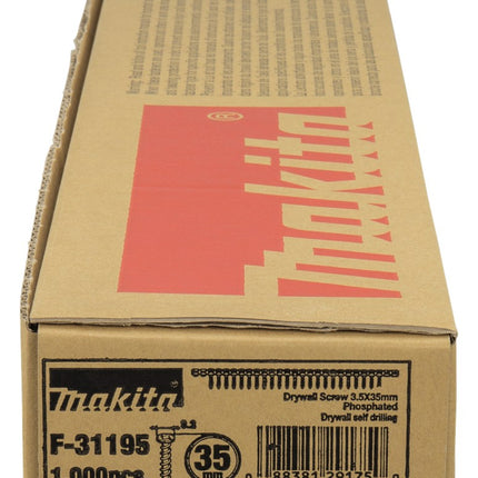 Afbeelding Makita schroefl.3,5x35 snelb.fosfat. F-31195