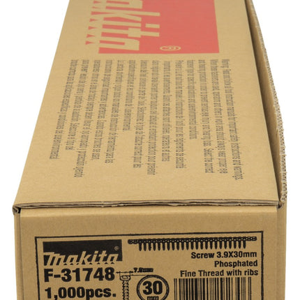 Afbeelding Makita schroefl.3,9x30 ferm.fosfat. F-31748