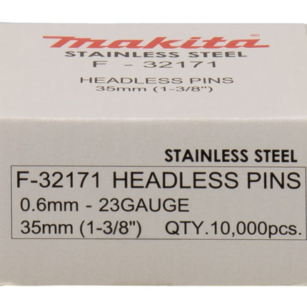 Afbeelding Makita pin vk 35mm rvs F-32171