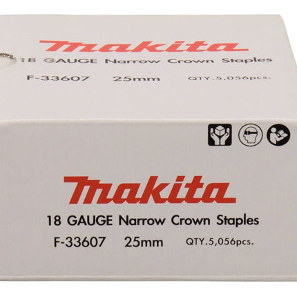 Afbeelding Makita niet 25mm 18ga-narrow F-33607