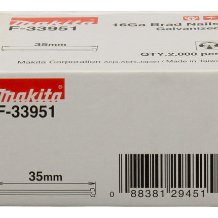 Afbeelding Makita brad 35mm F-33951