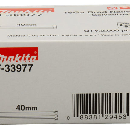 Afbeelding Makita brad 40mm F-33977
