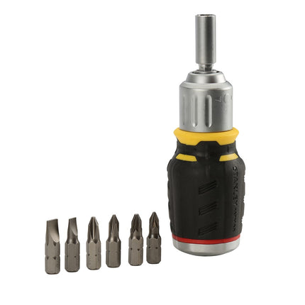 STANLEY FATMAX RATELSCHROEVENDRAAIER STUBBY 6 BITS