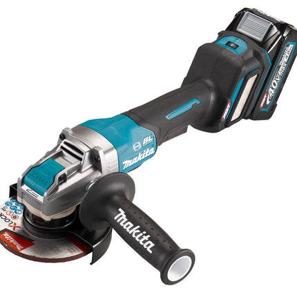 Afbeelding Makita 40 v max haakse slijper 125 mm x-lock GA044GM201
