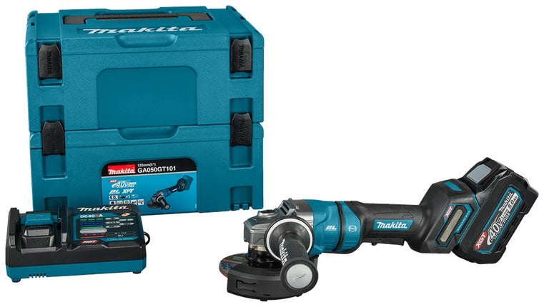 Afbeelding Makita 40 v max haakse slijper 125 mm GA050GT101