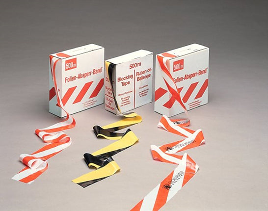 Brady Afzetlint Rood-Wit LDPE 500m x 80mm