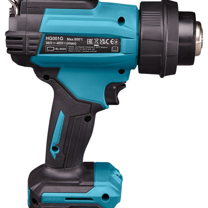 Afbeelding Makita xgt 40 v heteluchtpistool HG001GZ