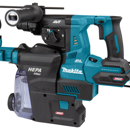 Makita HR003GZ02 XGT 40V Max Combihamer in Doos met Stofafzuiging