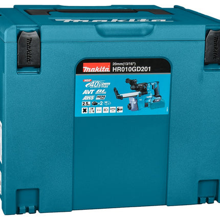 Afbeelding Makita 40 v max combihamer HR010GD201