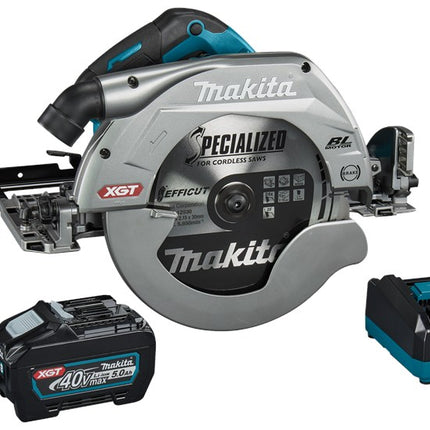 Afbeelding Makita 40 v max cirkelzaag 270 mm HS011GT201
