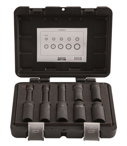 BAHCO SLAGDOPPENSET 1/2 10D