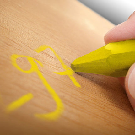 LYRA MERKKRIJT ZESKANT GEEL                  12 ST PER DOOS