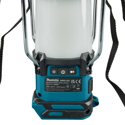 Afbeelding Makita 40 v max camping lamp met radio en bluetooth MR010GZ