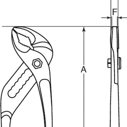 BAHCO WATERPOMPTANG ALBR 250MM