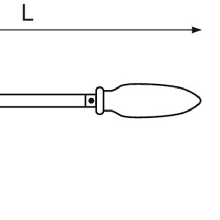 BAHCO SCHRAPER CUBE DRIEHOEK 450MM