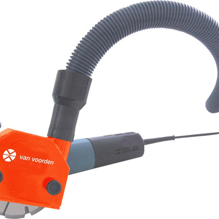 Van Voorden NOVUS-M 1400W sleuvenfrees / muurfrees D.130 230V INCL. KUNSTSTOF KOFFER