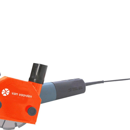 Van Voorden NOVUS-M 1400W sleuvenfrees / muurfrees D.130 230V INCL. KUNSTSTOF KOFFER
