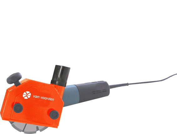 Van Voorden NOVUS-M 1400W sleuvenfrees / muurfrees D.130 230V INCL. KUNSTSTOF KOFFER