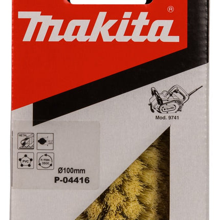 Afbeelding Makita fiberborstel 100x120mm P-04416