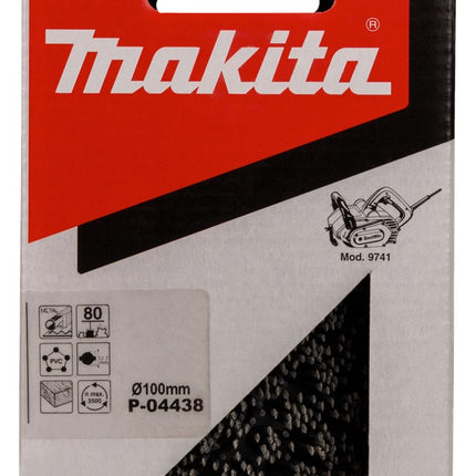 Afbeelding Makita nylonborstel k80 100x120mm P-04438