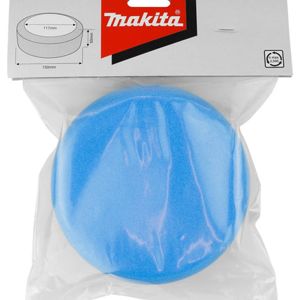 Afbeelding Makita inpoetsschijf blauw P-21733
