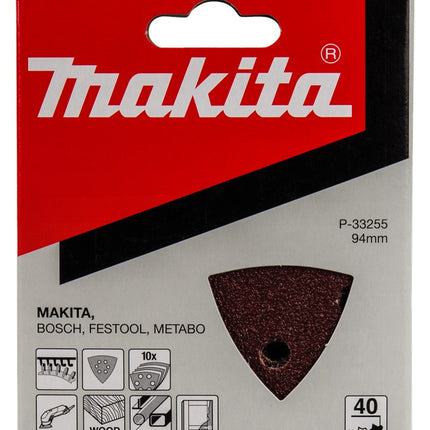 Afbeelding Makita schuurvel 3-k k40 red v. P-33255