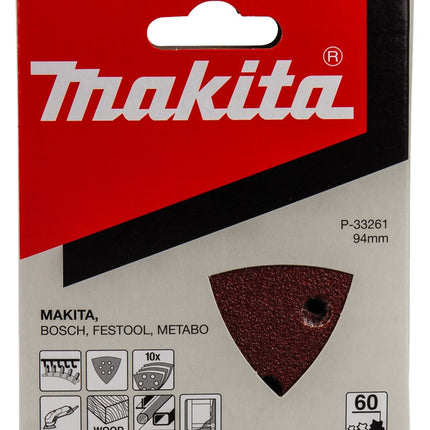 Afbeelding Makita schuurvel 3-k k60 red v. P-33261