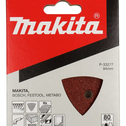 Afbeelding Makita schuurvel 3-k k80 red v. P-33277