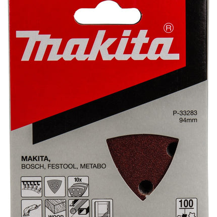 Afbeelding Makita schuurvel 3-k k100 red v. P-33283