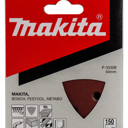 Afbeelding Makita schuurvel 3-k k150 red v. P-33308