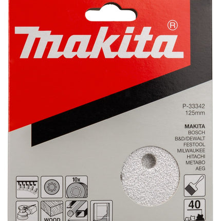Afbeelding Makita schuurschijf k40 125 white v. P-33342