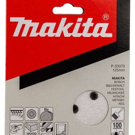 Afbeelding Makita schuurschijf k100 125 white v. P-33370