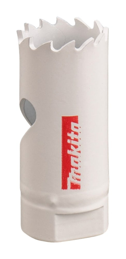 Afbeelding Makita gatzaag 22mm bi-metaal wit P-34958